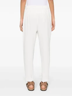 P.a.r.o.s.h. Pantalone Bianco Donna crop Pany