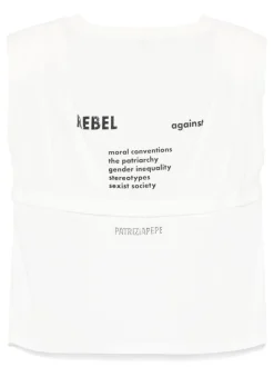 Patrizia Pepe Maglia Bianco Donna