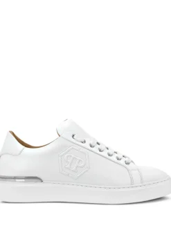 Philipp Plein Uomo Scarpa Bianco Lo-Top