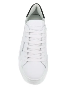 Philippe Model Scarpa Bianco-Nero Uomo Temple