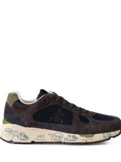 Premiata Scarpa Blu-Marrone Uomo Mase