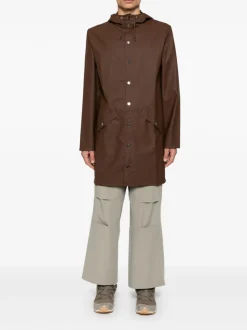 Rains Giubbotto Marrone Uomo Impermeabile