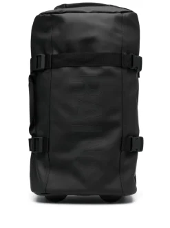 Rains Valigia Nero Unisex Stampa Logo