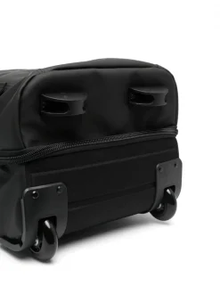 Rains Valigia Nero Unisex Stampa Logo