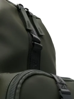 Rains Zaino Gommato/Tessuto Verde