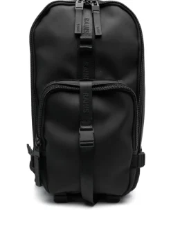 Rains Zaino Nero Uomo Trail impermeabile