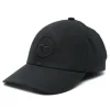 Stone Island Cappello Nero Uomo Ricamo Compass