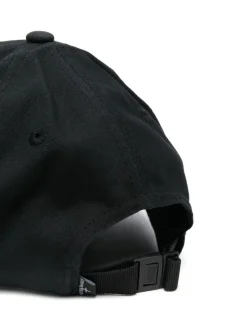 Stone Island Cappello Nero Uomo Ricamo Compass