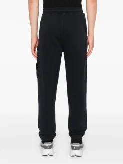 Stone Island Felpa Pantalone Blu Uomo Etichetta Compass