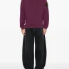 Stone Island Felpa Viola Uomo Cappuccio