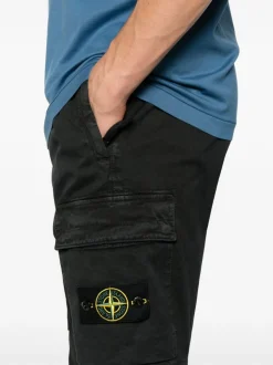 Stone Island Jeans Nero Uomo Cargo