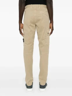 Stone Island Pantalone Marrone Uomo Cargo