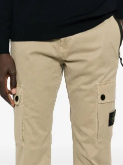 Stone Island Pantalone Marrone Uomo Cargo