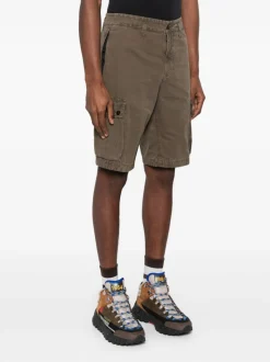 Stone Island Uomo Bermuda Verde Cargo