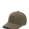 Stone Island Uomo Cappellino Verde Ricamo Logo