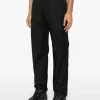 Stone Island Uomo Pantalone Nero Gamba Dritta