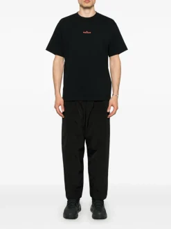 Stone Island Uomo T-shirt Nero Micro Logo