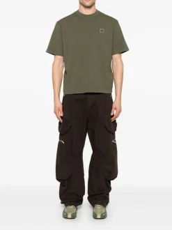 Stone Island Uomo T-shirt Verde Girocollo