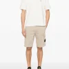 Stone Island Uomo T-shirt Bianco Patch Logo Compass