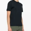 Stone Island Uomo T-shirt Blu Patch Logo