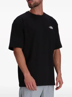 The North Face Uomo T-shirt Nero Ricamo Logo