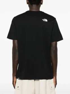 The North Face Uomo T-shirt Nero Stampa Logo