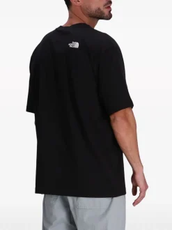 The North Face Uomo T-shirt Nero Ricamo Logo