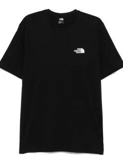 The North Face Uomo T-shirt Nero Stampa Logo