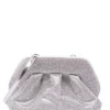 Themoire Borsa Argento Donna Tia Strass