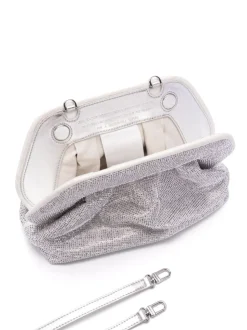 Themoire Borsa Argento Donna Tia Strass