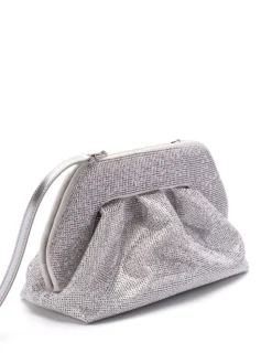 Themoire Borsa Argento Donna Tia Strass