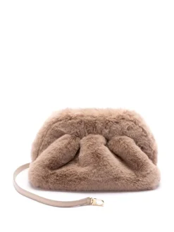 Themoire Borsa Marrone Donna Tia Fur