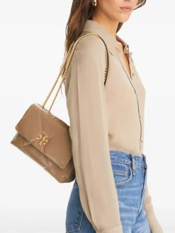 Tory Burch Borsa Grigio Donna Kira Diamond Small