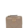 Tory Burch Portafoglio Grigio Donna Bi Fold Kira