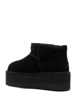 Ugg Scarpe Nero Donna Stivali Classic Ultra Mini