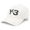 Y-3 Cappellino Bianco Uomo Ricamo Logo