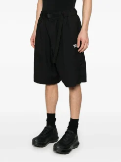 Y-3 Short Nero Uomo Sport Uniform