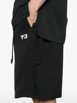 Y-3 Short Nero Uomo Sport Uniform