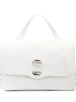 Zanellato Borsa Bianco Donna Postina Daily Giorno Medium
