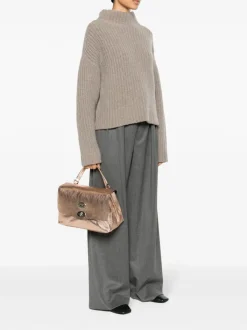 Zanellato Borsa Oro Donna Postina Cortina Baby