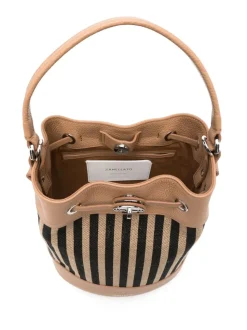 Zanellato Monda' Vimini S Donna Borsa Marrone-Nero